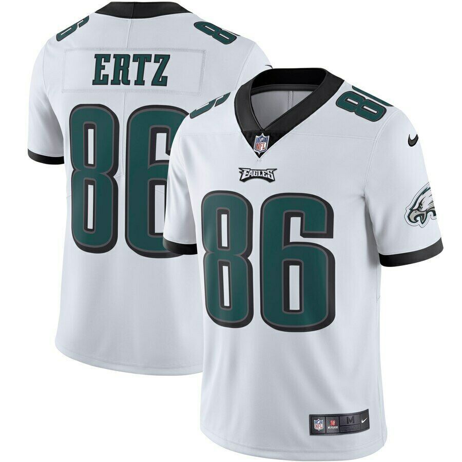 Men Philadelphia Eagles 86 Zach Ertz Nike White Vapor Limited NFL Jersey